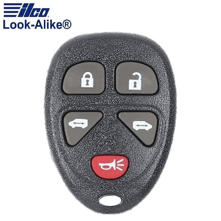 Ilco LAL RKE-GM-5B4 GENERAL MOTORS 5 BUTTON REMOTE KEYLESS ENTRY ILCO-AX00011720